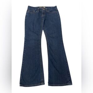 BKE Denim Sabrina Low Rise Bootcut Blue Dark Wash denim Y2K Jeans Womens Size 28